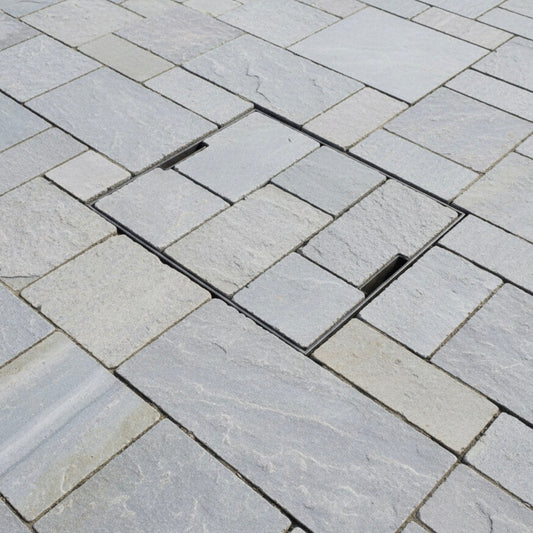 Manhole Block Recessed Paving Cover 600mm x 450mm x 80mm