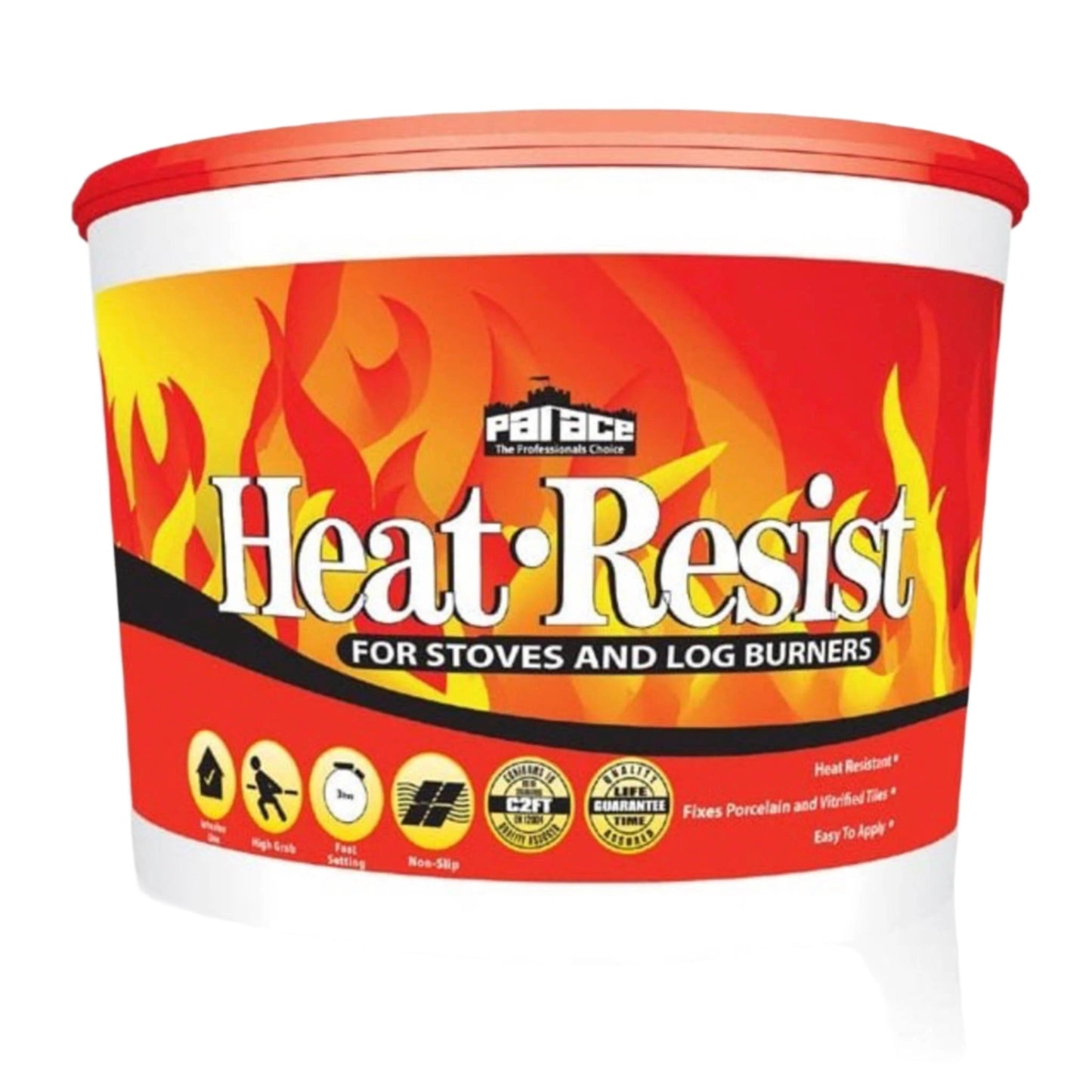 Palace Heat Resistant Tile Adhesive For Stoves And Log Burners - 10kg - Transtools Online