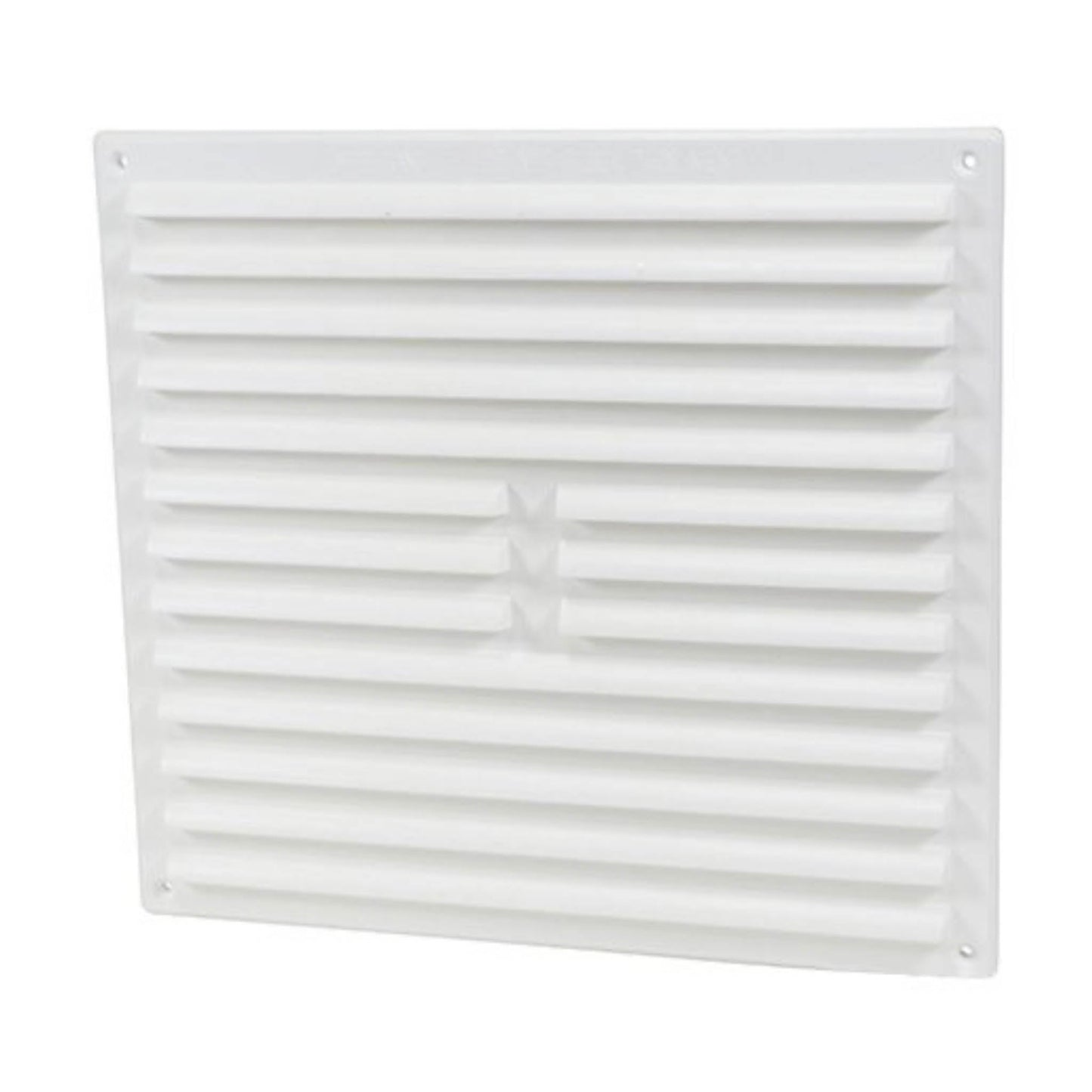 Plastic Louvre Grille Vent With Fly Mesh 9in x 9in - Transtools Online