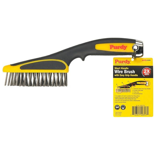 Purdy 140910100 Short Handle Wire Brush 11 inch - Transtools Online