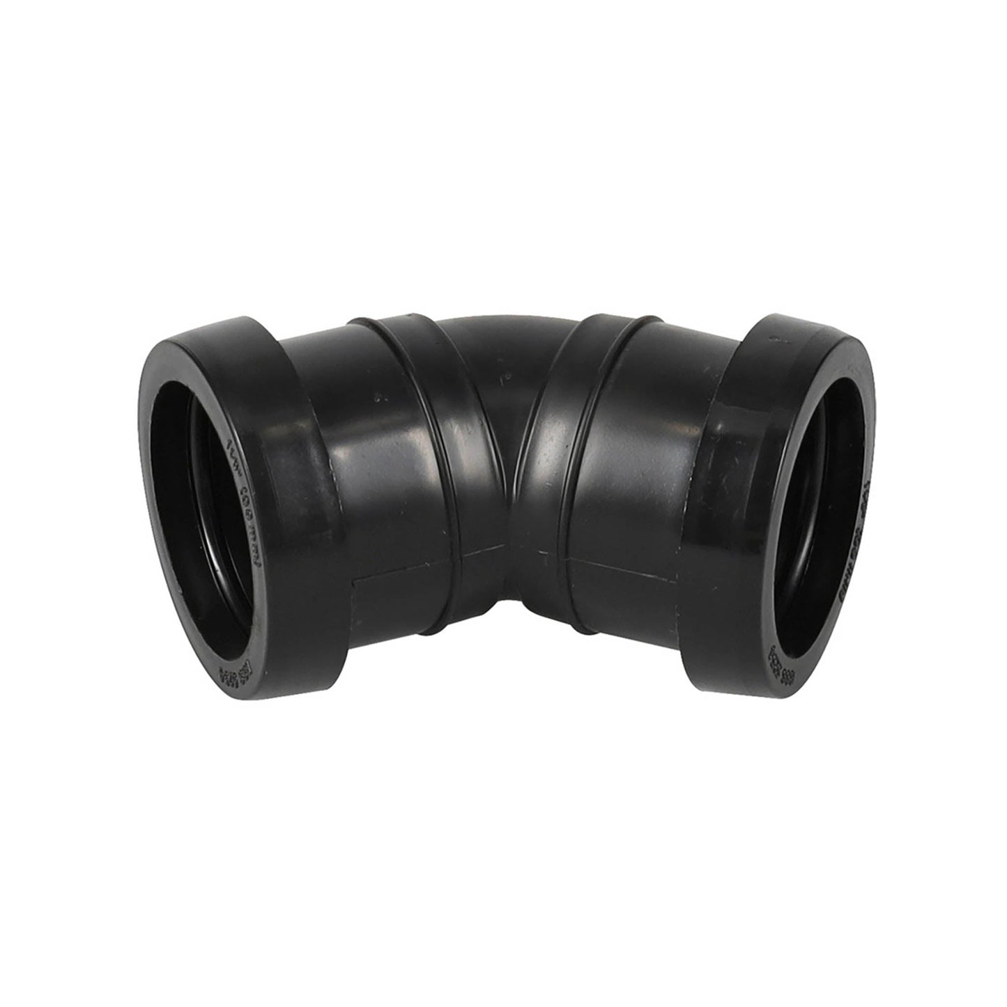 Push Fit Waste Pipe Black Obtuse Bend 32mm - 135 Degree - Transtools Online