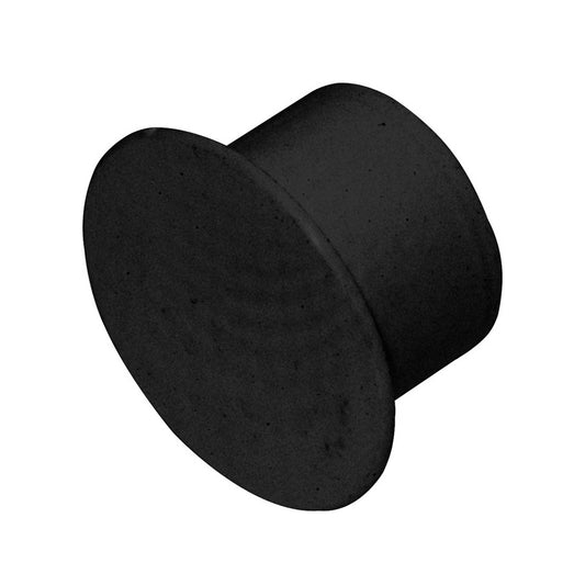 Push Fit Waste Pipe Black Socket Plug - 40mm - Transtools Online
