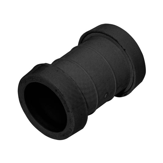 Push Fit Waste Pipe Black Straight Connector - 40mm - Transtools Online