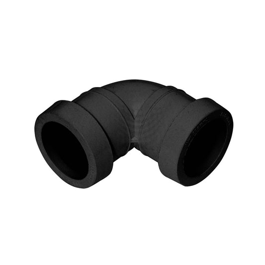 Push Fit Waste Pipe Black Swept Bend 40mm - 92.5 Degree - Transtools Online