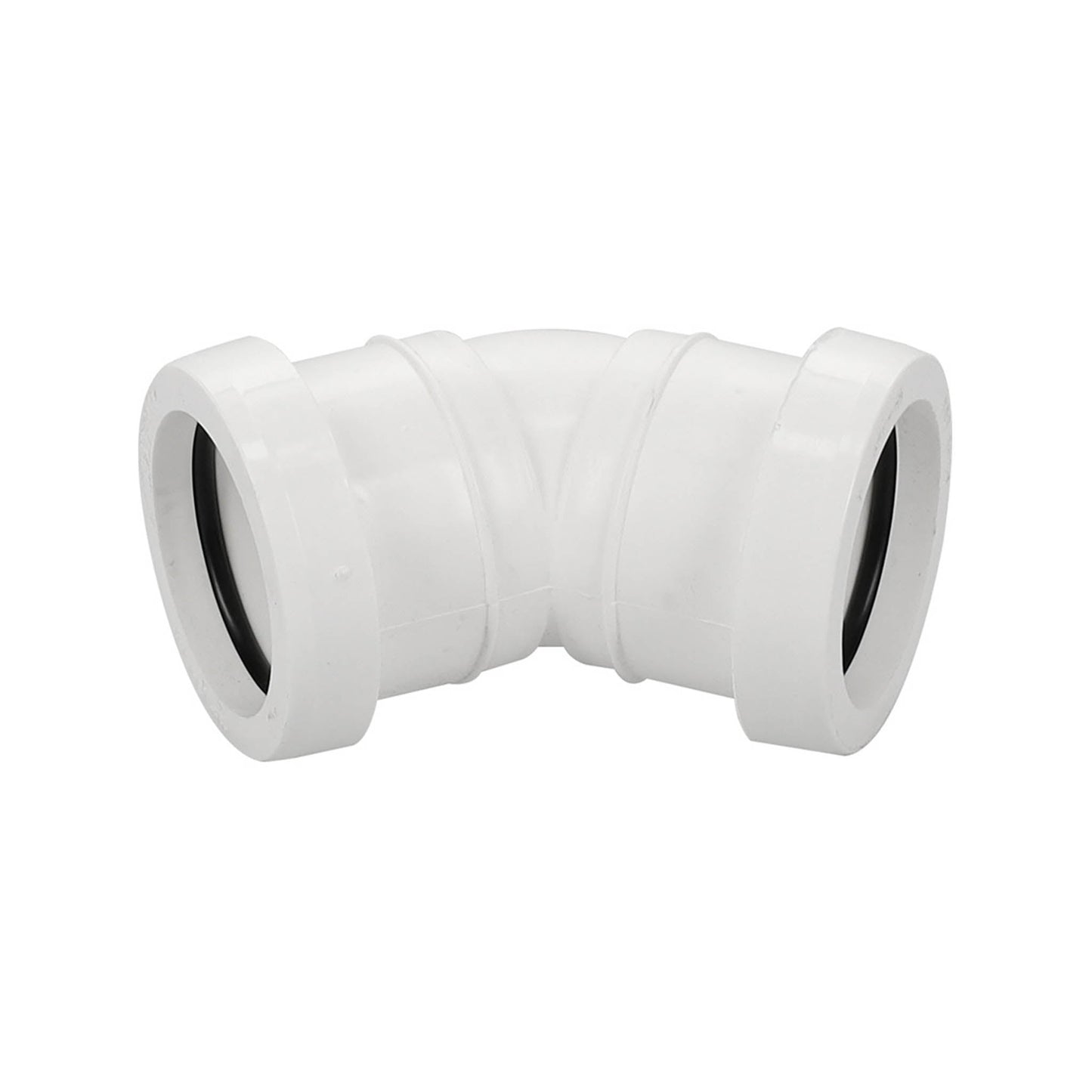 Push Fit Waste Pipe White Obtuse Bend 40mm - 135 Degree - Transtools Online