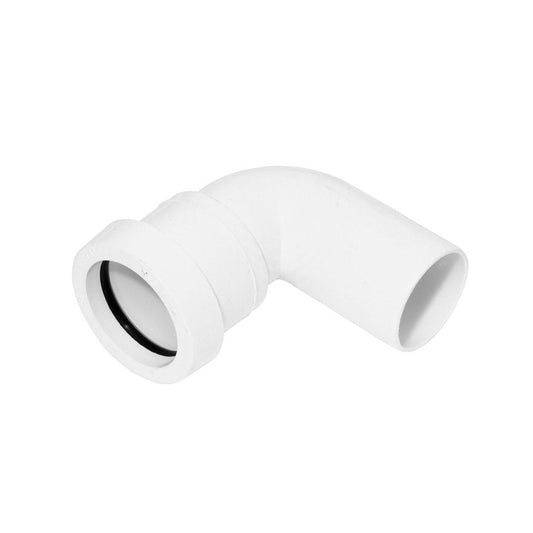 Push Fit Waste Pipe White P - S Trap Converter Bend - 40mm - Transtools Online