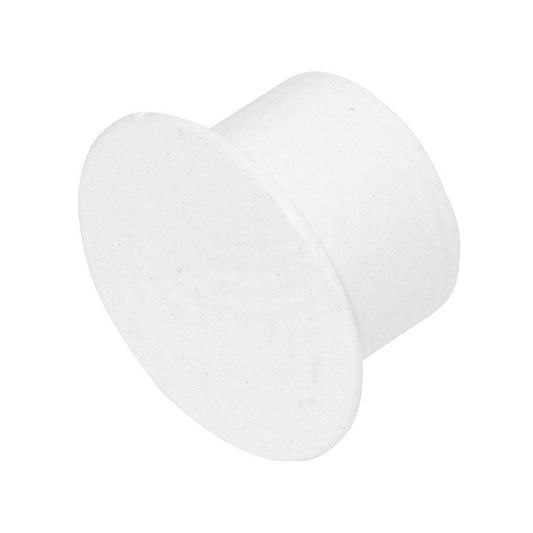 Push Fit Waste Pipe White Socket Plug - 40mm - Transtools Online