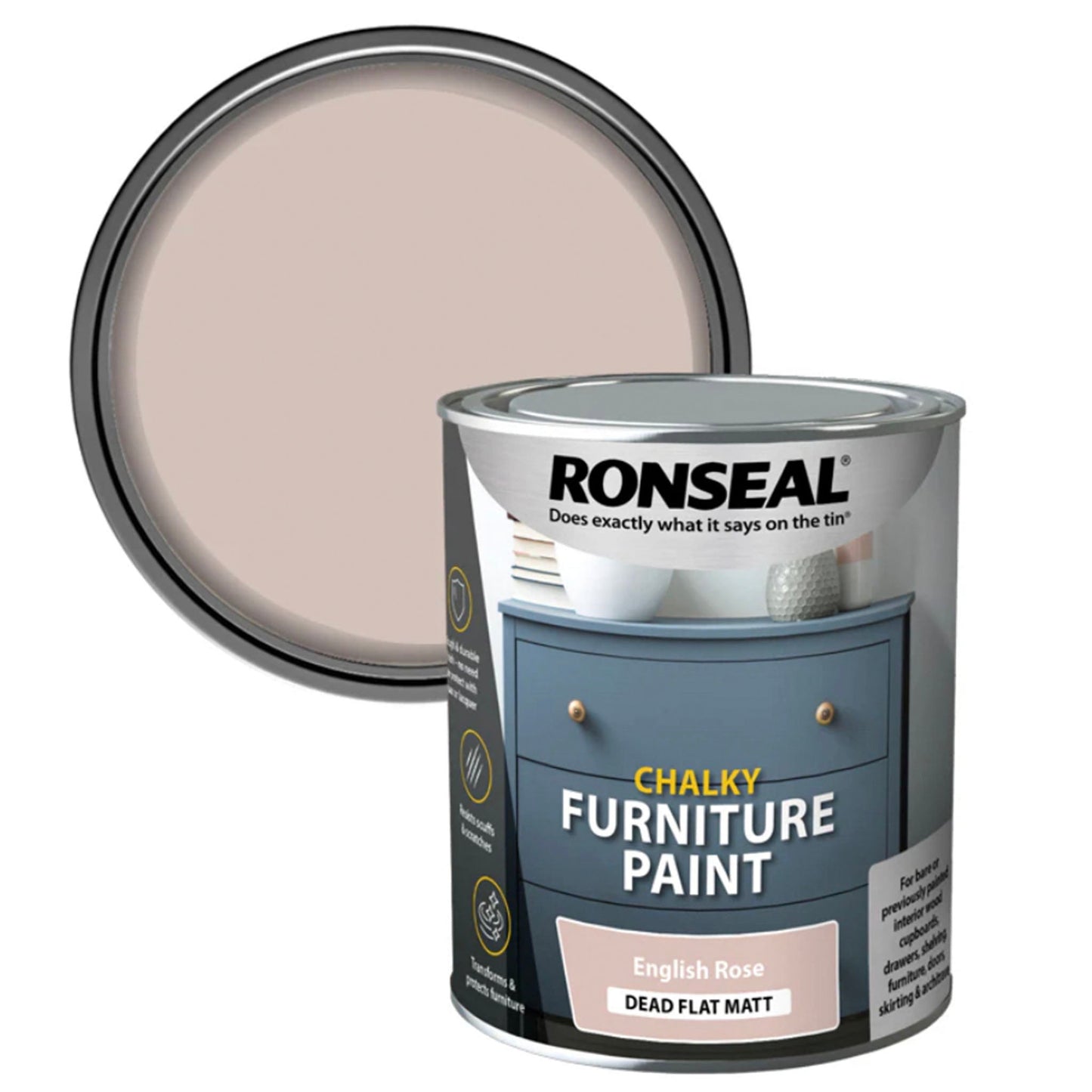 Ronseal Chalky Furniture Paint - 750ml