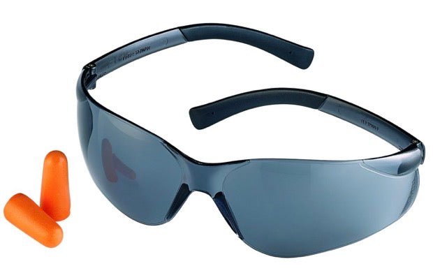 RST Safety Glasses Grey With Ear Plugs
