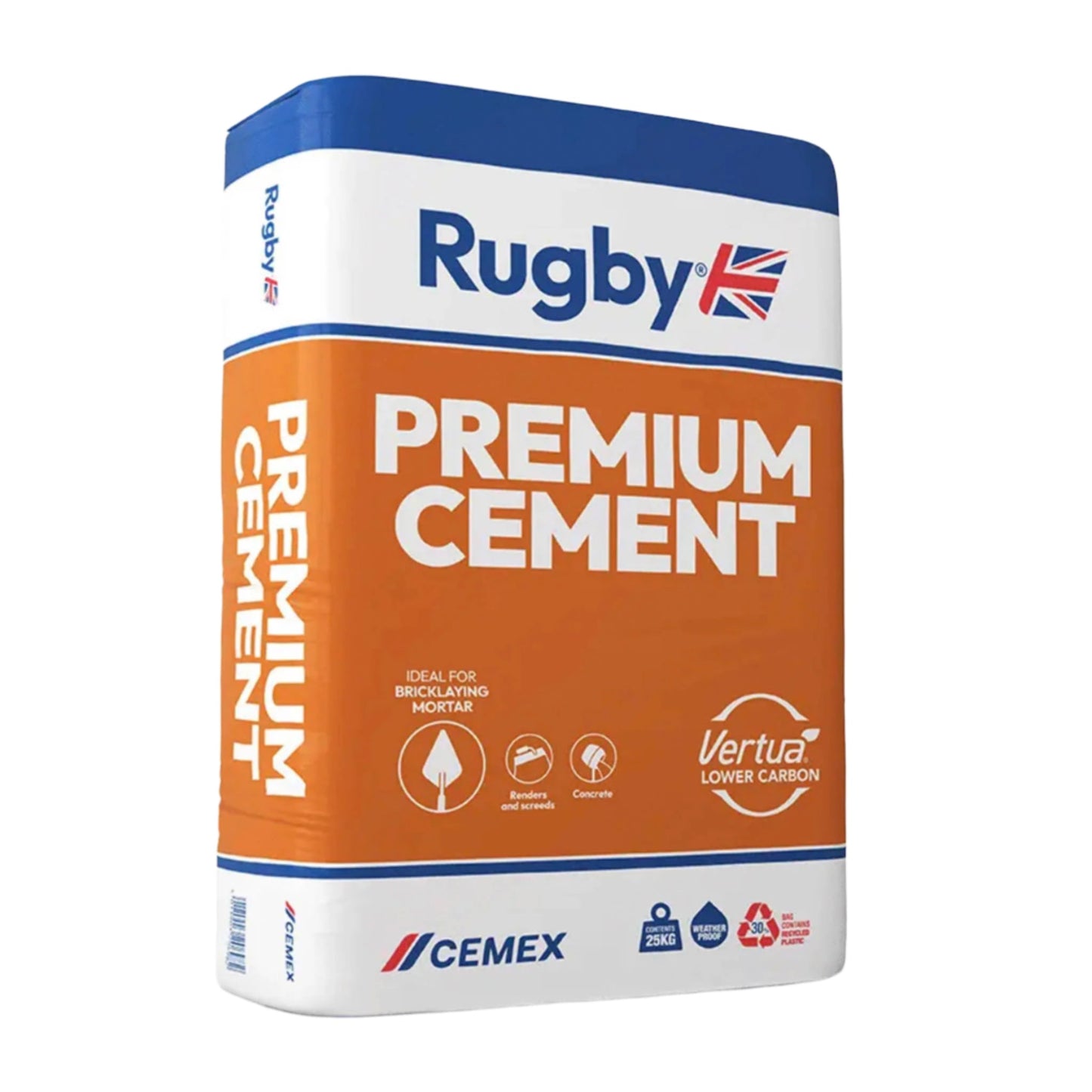 Rugby Premium Cement Plastic Bag 25kg - Transtools Online