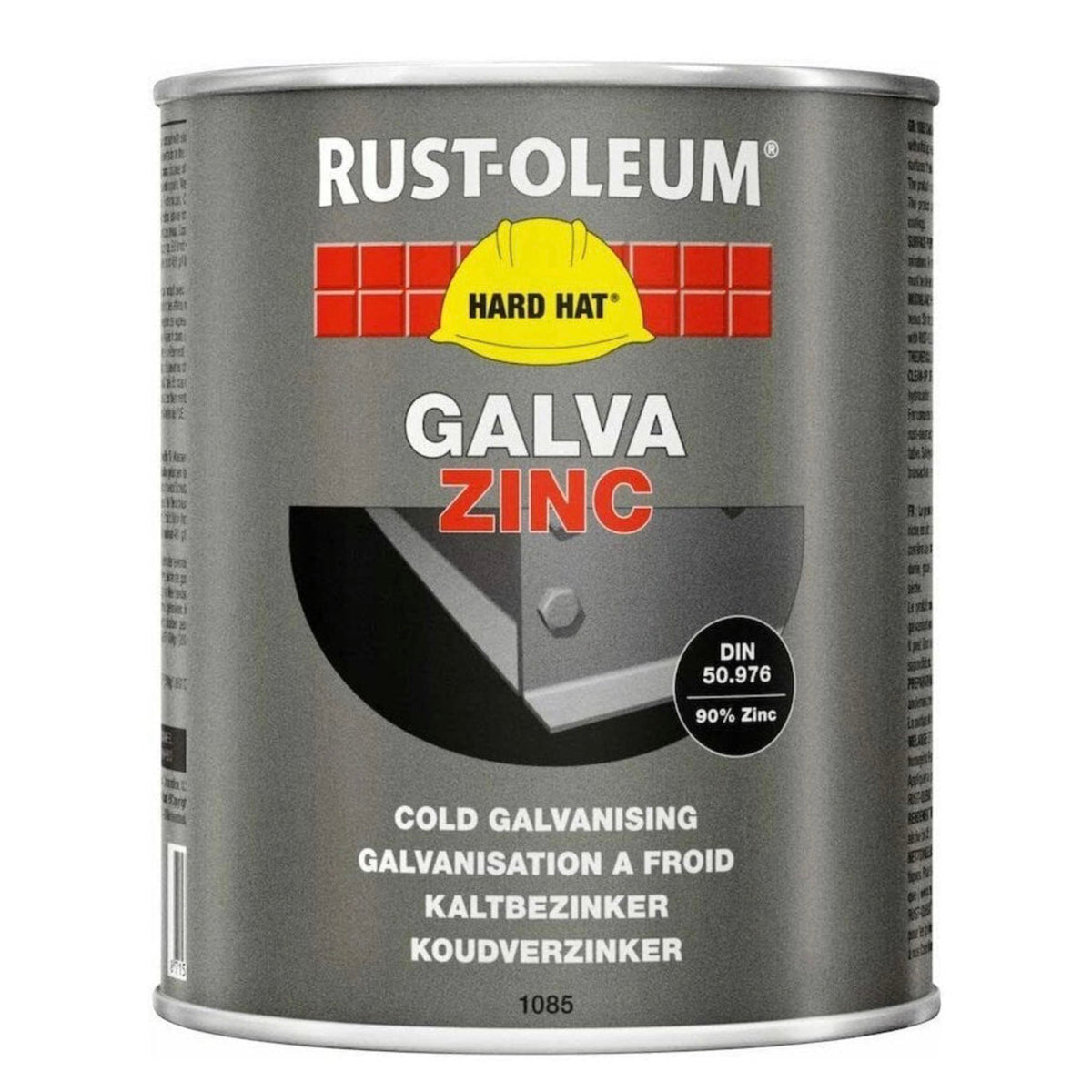 Rust-Oleum Hard Hat Galva Zinc Rick Cold Galvanising Paint - 1kg