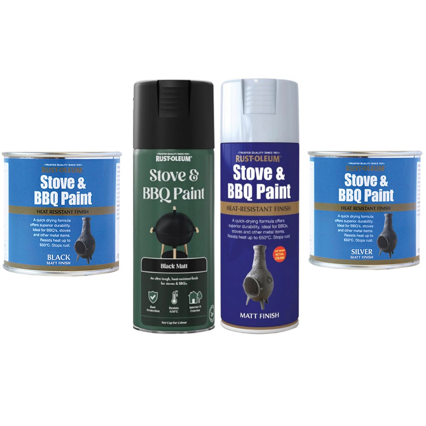 Rust - Oleum Stove and BBQ Heat Resistant Paint - Transtools Online