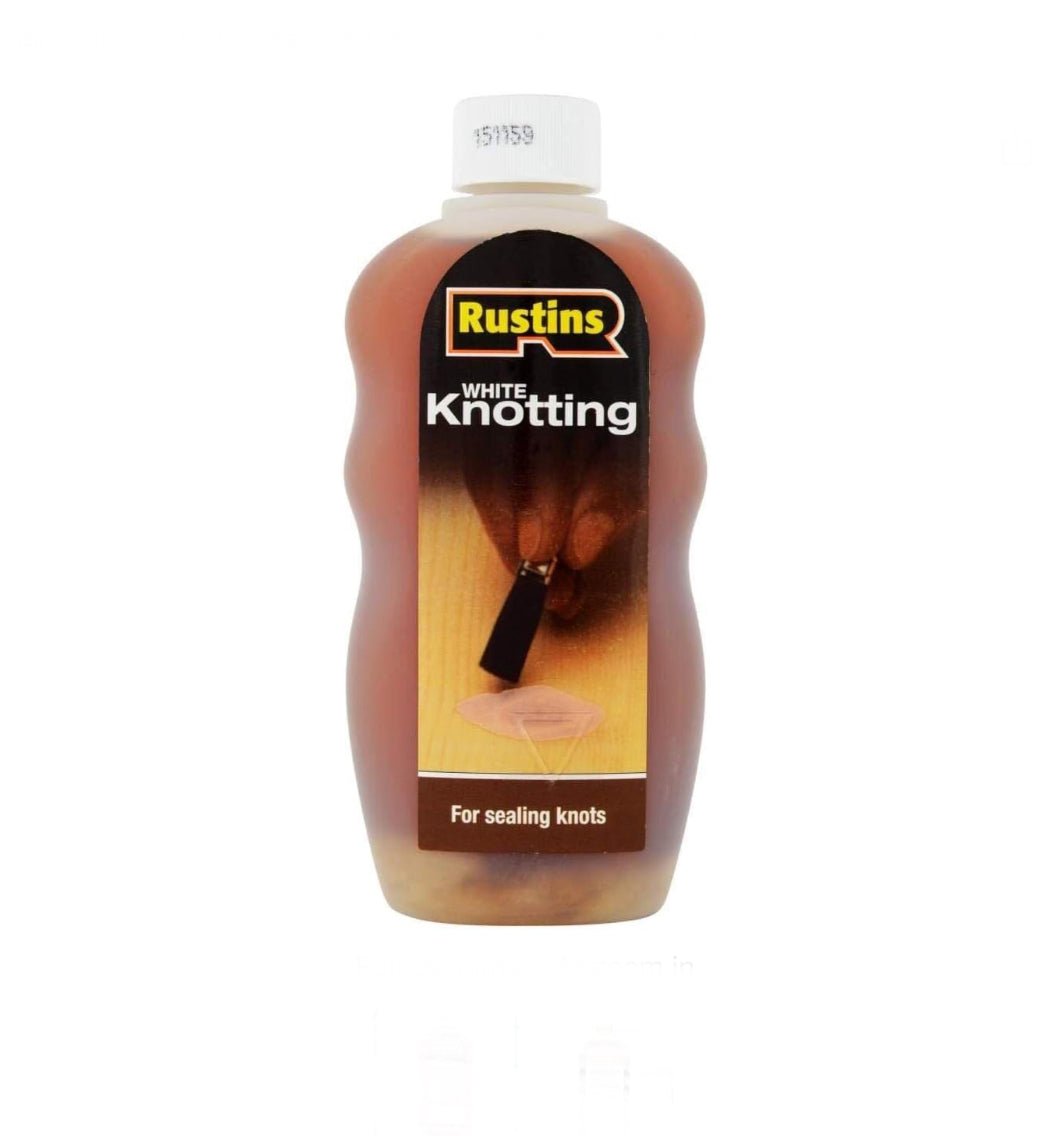 RUSTINS KNOTTING SOLUTION WHITE - 300ML - Transtools Online