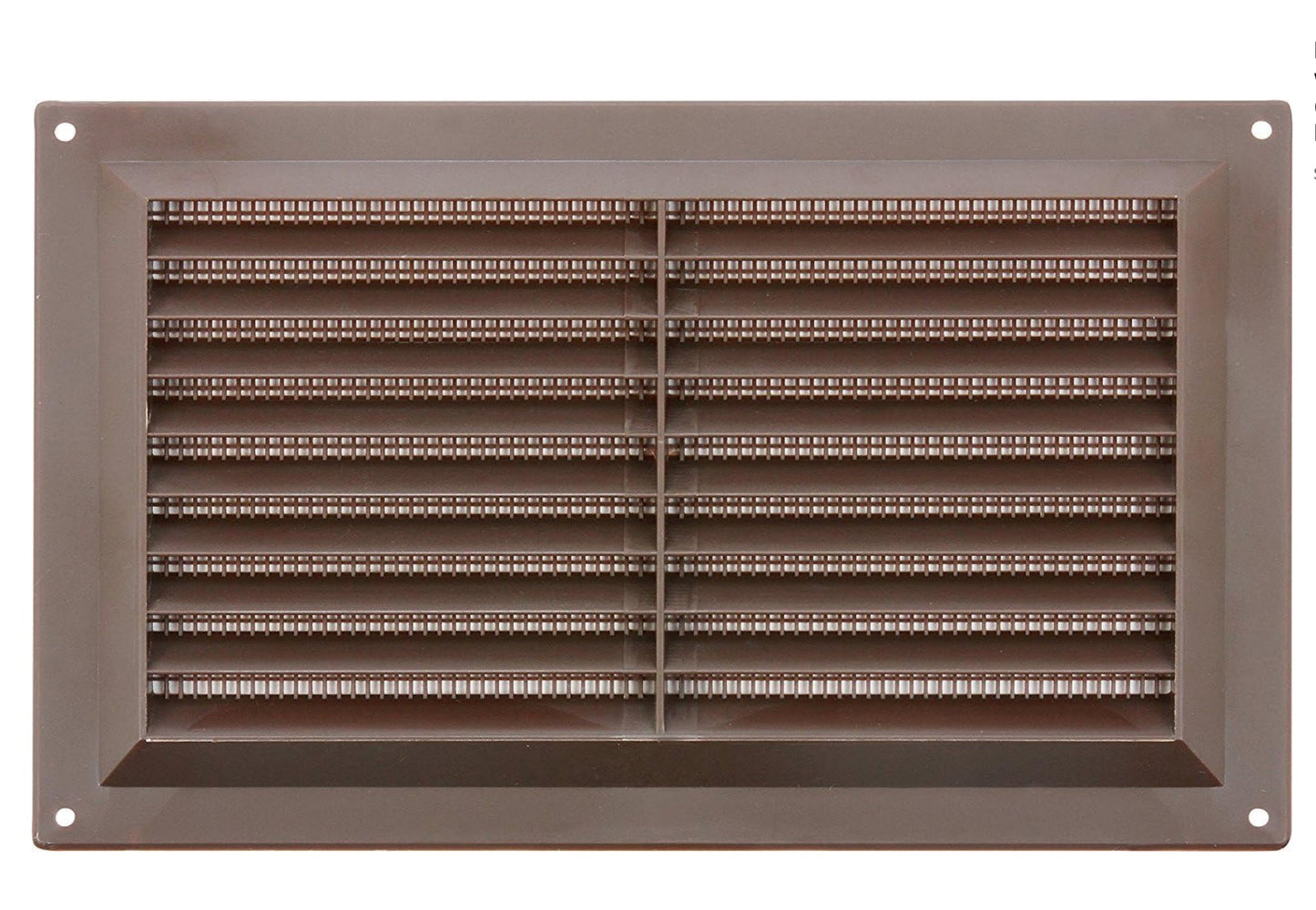 RYTONS LOUVRE VENT 9 X 3 BROWN WITH FLY MESH - Transtools Online