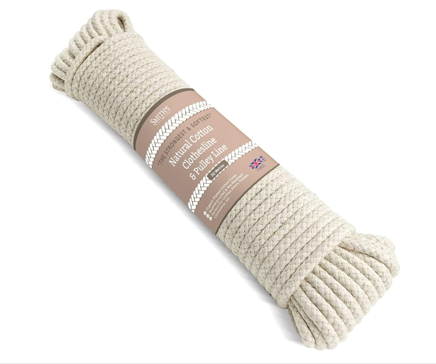 SASH CORD WAXED 5MM X 10 METRE - 1 ROLL - Transtools Online