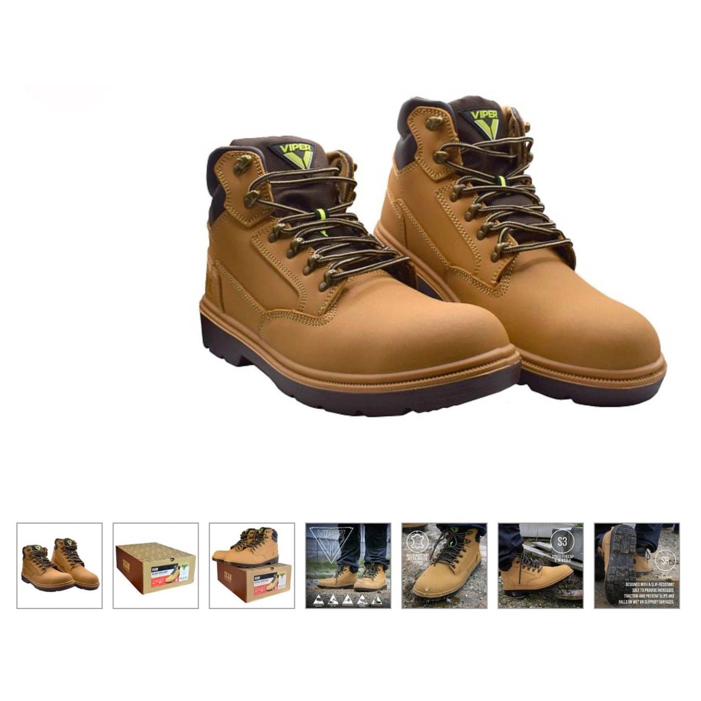 Scan Desert Viper Safety Boots Size 8 - Transtools Online