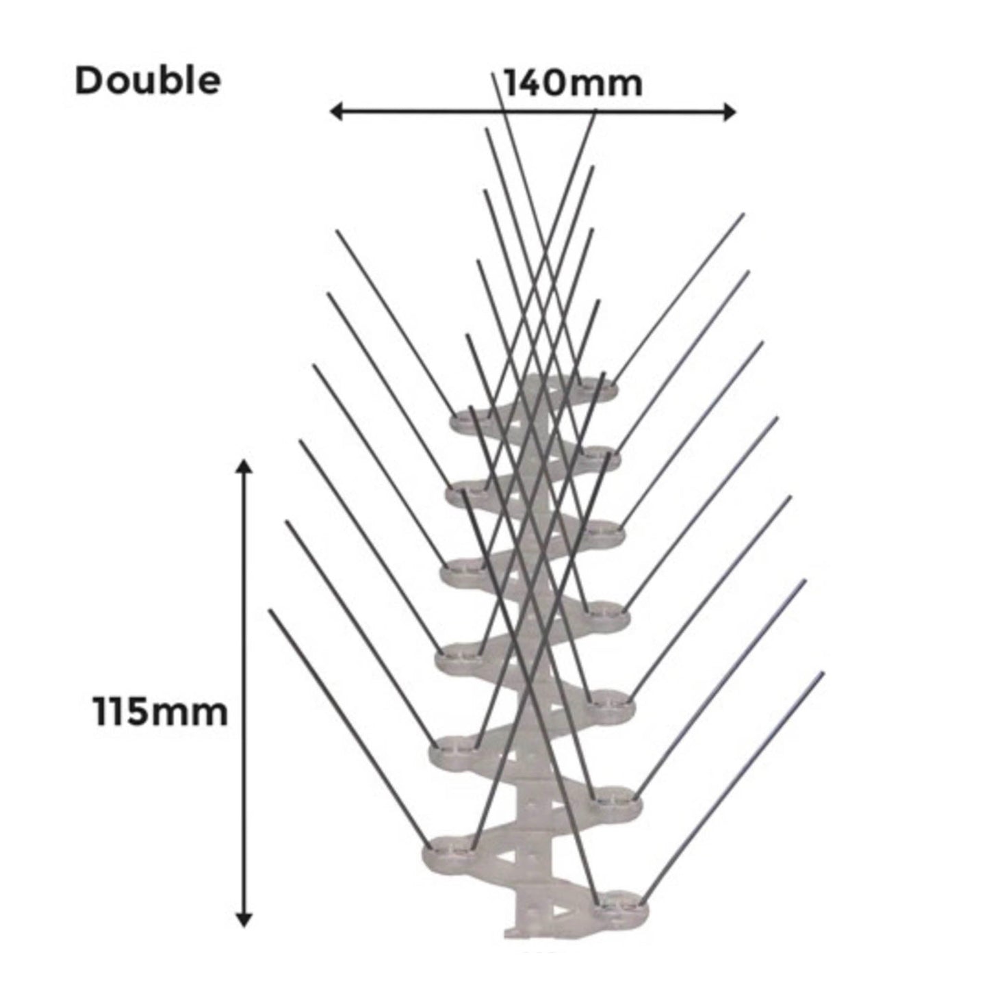 Seagull And Bird Spike 140mm x 115mm x 313mm - Single - Transtools Online