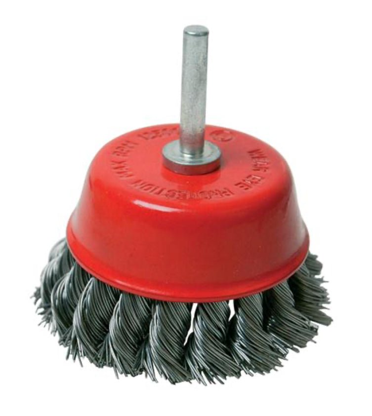 SILVERLINE ROTARY TWIST KNOT CUP BRUSH - 75MM - Transtools Online