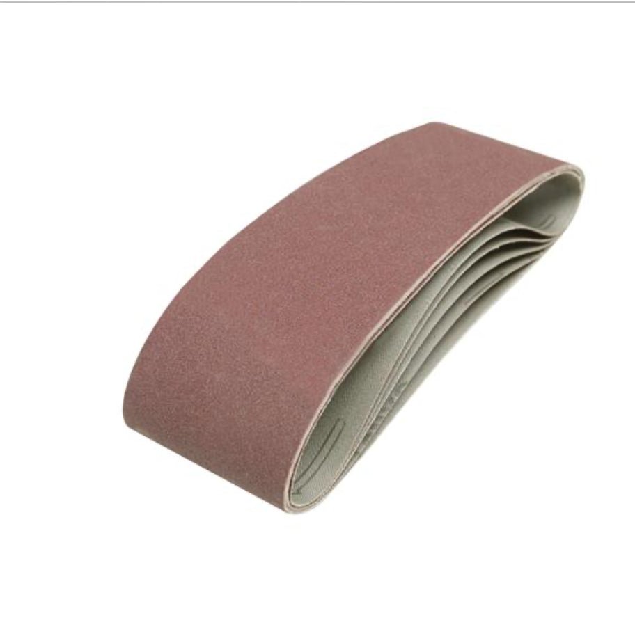 SILVERLINE SANDING BELTS 120 GRIT 75MM X 533MM - 5 PACK - Transtools Online