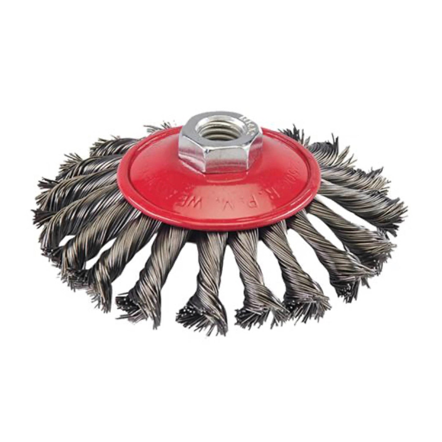 Silverline Steel Twist Knot Bevel Brush - 115mm - Transtools Online