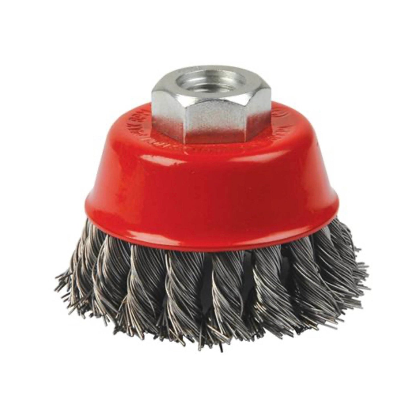 Silverline Steel Twist - Knot Bowl Cup - 100mm - Transtools Online