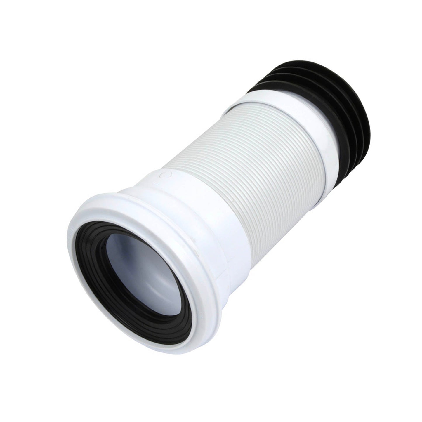 Soil Flexible 300mm T0 600mm Toilet Pan Connector 110mm - 4in - Transtools Online