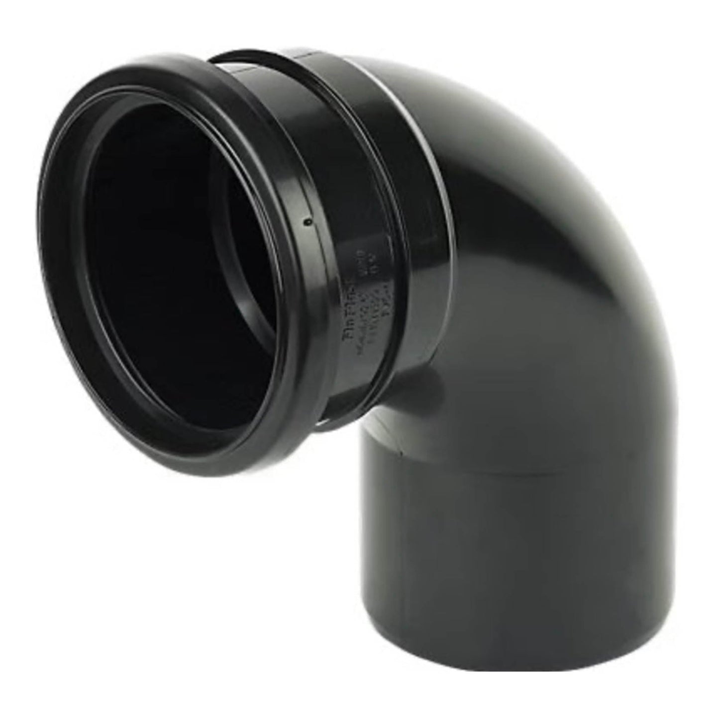 Soil Pipe Single Socket Bend Black Tight 90 Degree 110mm - Transtools Online