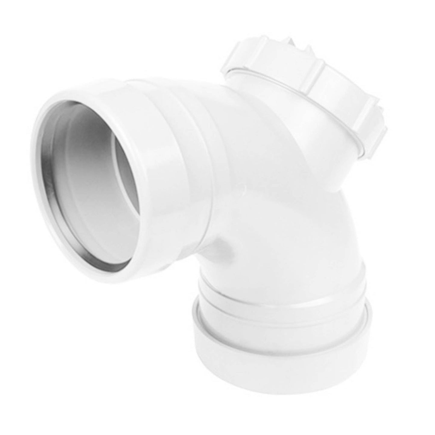 Soil Pipe White Double Access Bend 92.5 Degree 110mm - Transtools Online
