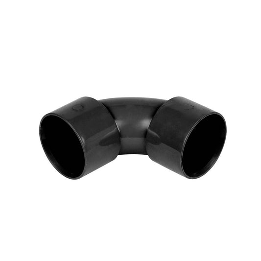 Solvent Weld Black Swept Bend 92.5 Degree - 40mm - Transtools Online