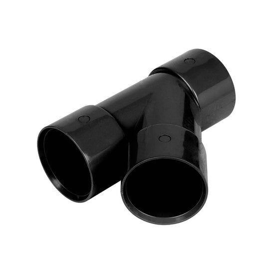 Solvent Weld Black Y Branch 135 Degree - 40mm - Transtools Online