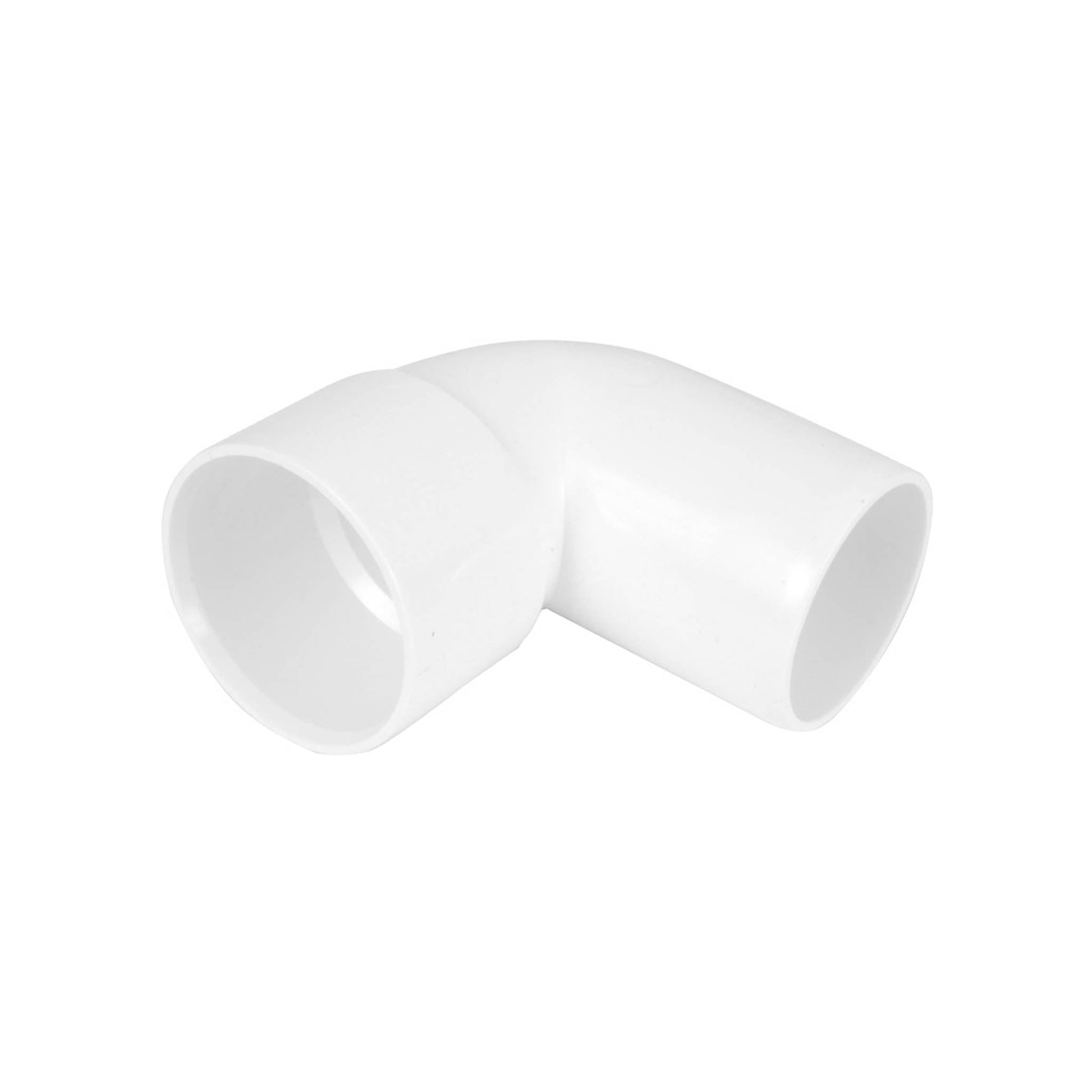 Solvent Weld White Conversion Bend 90 Degree - 40mm - Transtools Online