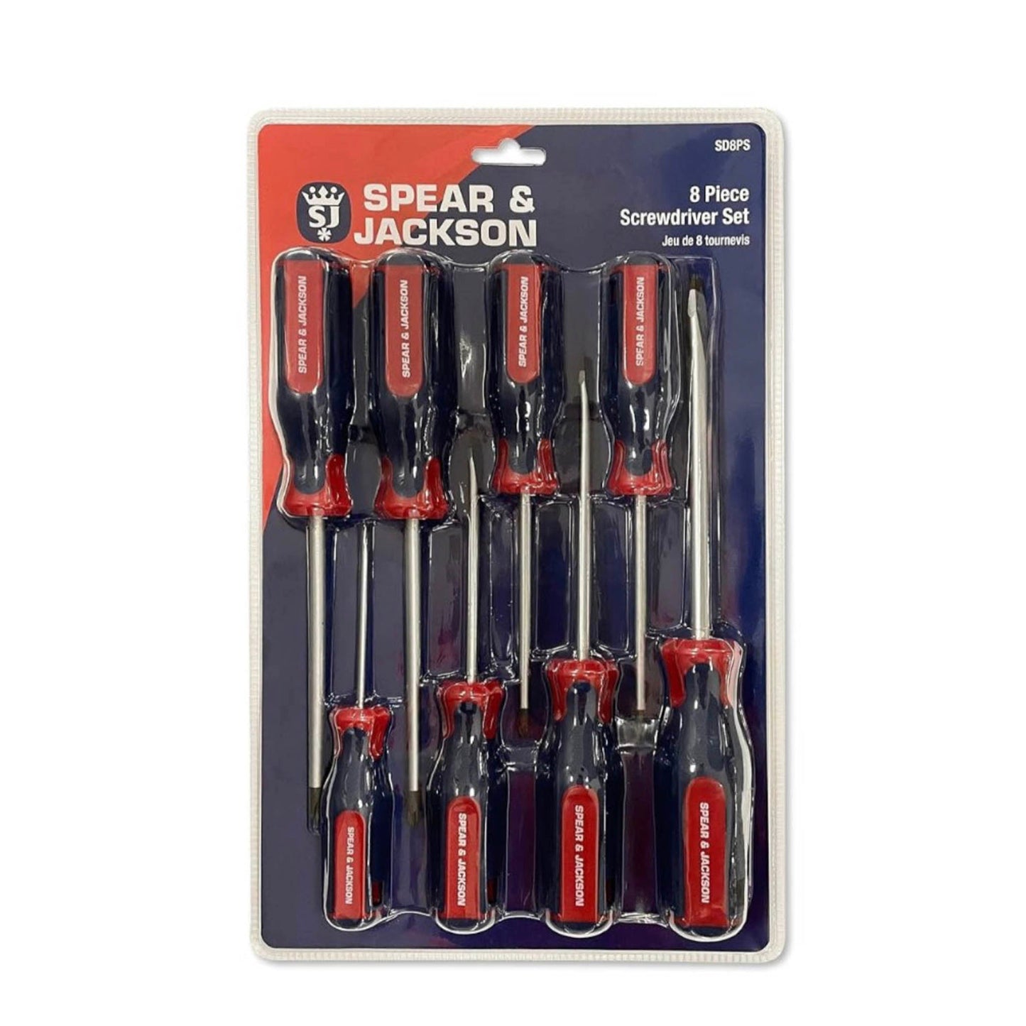 Spear & Jackson Screwdriver Set 8 Piece - Transtools Online