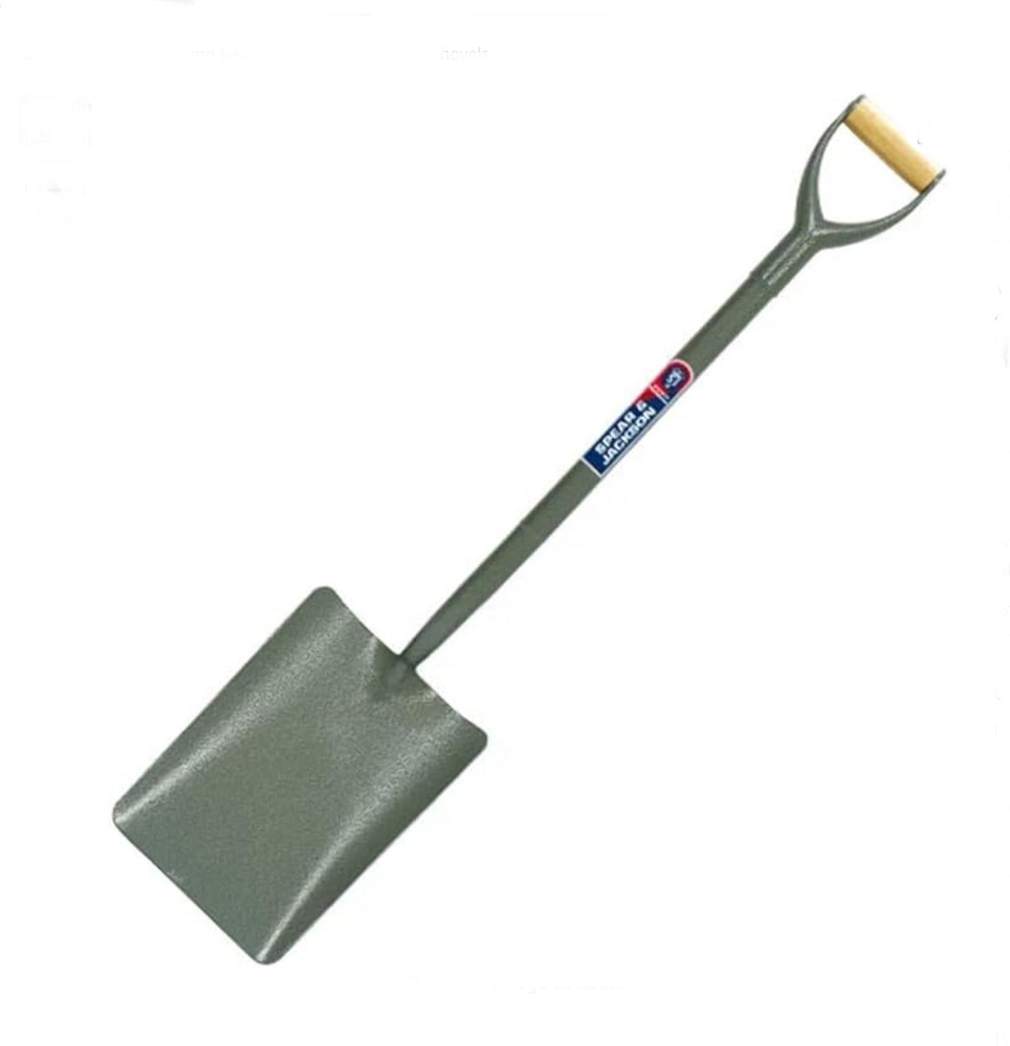 SPEAR & JACKSON SQUARE MOUTH NO.2 STEEL SHOVEL - Transtools Online