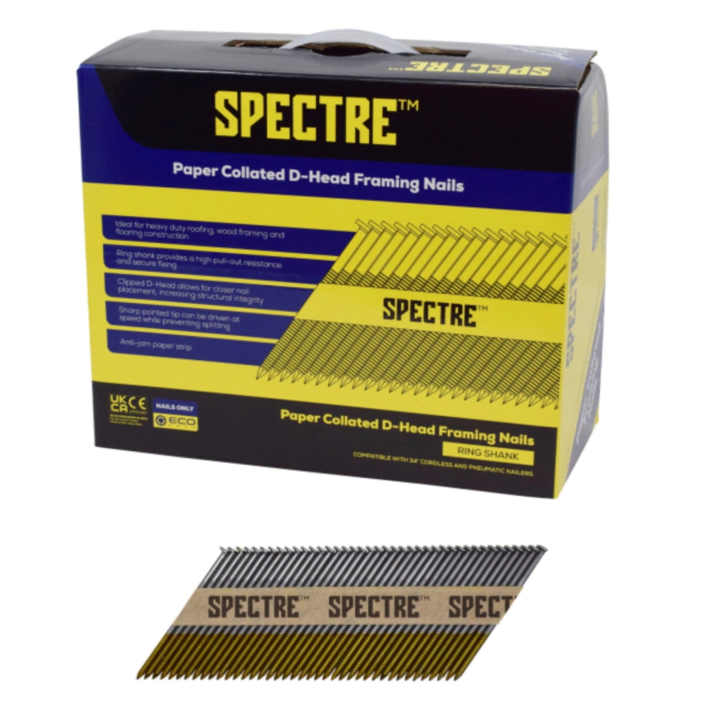 Spectre Collated Framing Ring Shank Nails