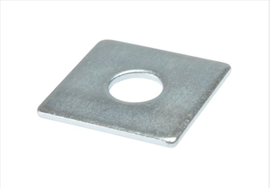 SQUARE PLATE WASHER 50MM X 50MM X 10MM M10 - 1 SINGLE (40 PER PACK) - Transtools Online