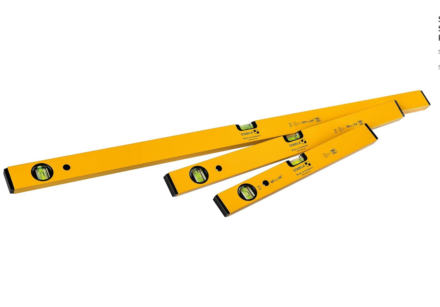 STABILA 70 - 2 COMBINATION SPIRIT LEVEL PACK - 7 PIECE - Transtools Online