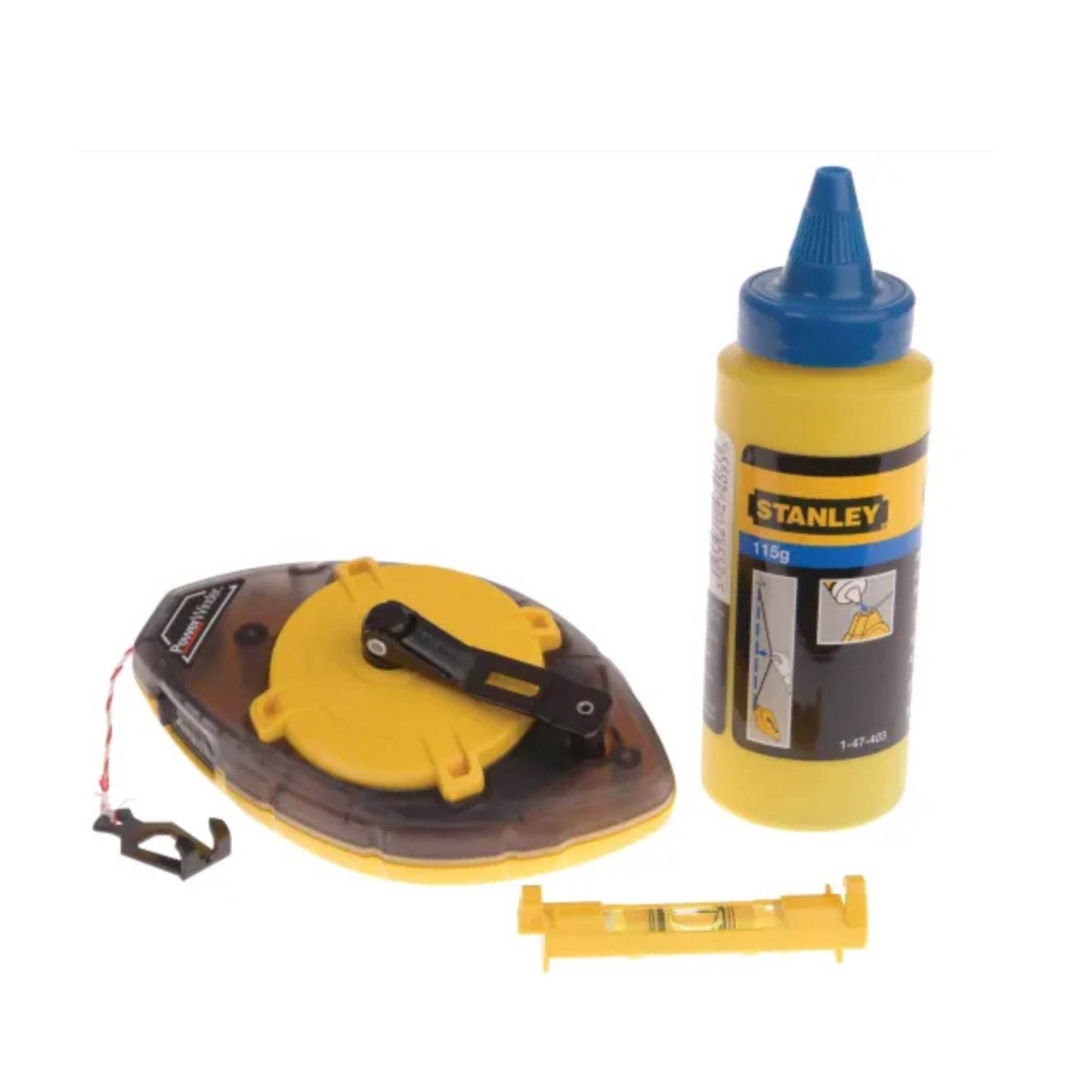 Stanley Power Winder Chalk Line Chalk and Line Level - 30 Metre - Transtools Online