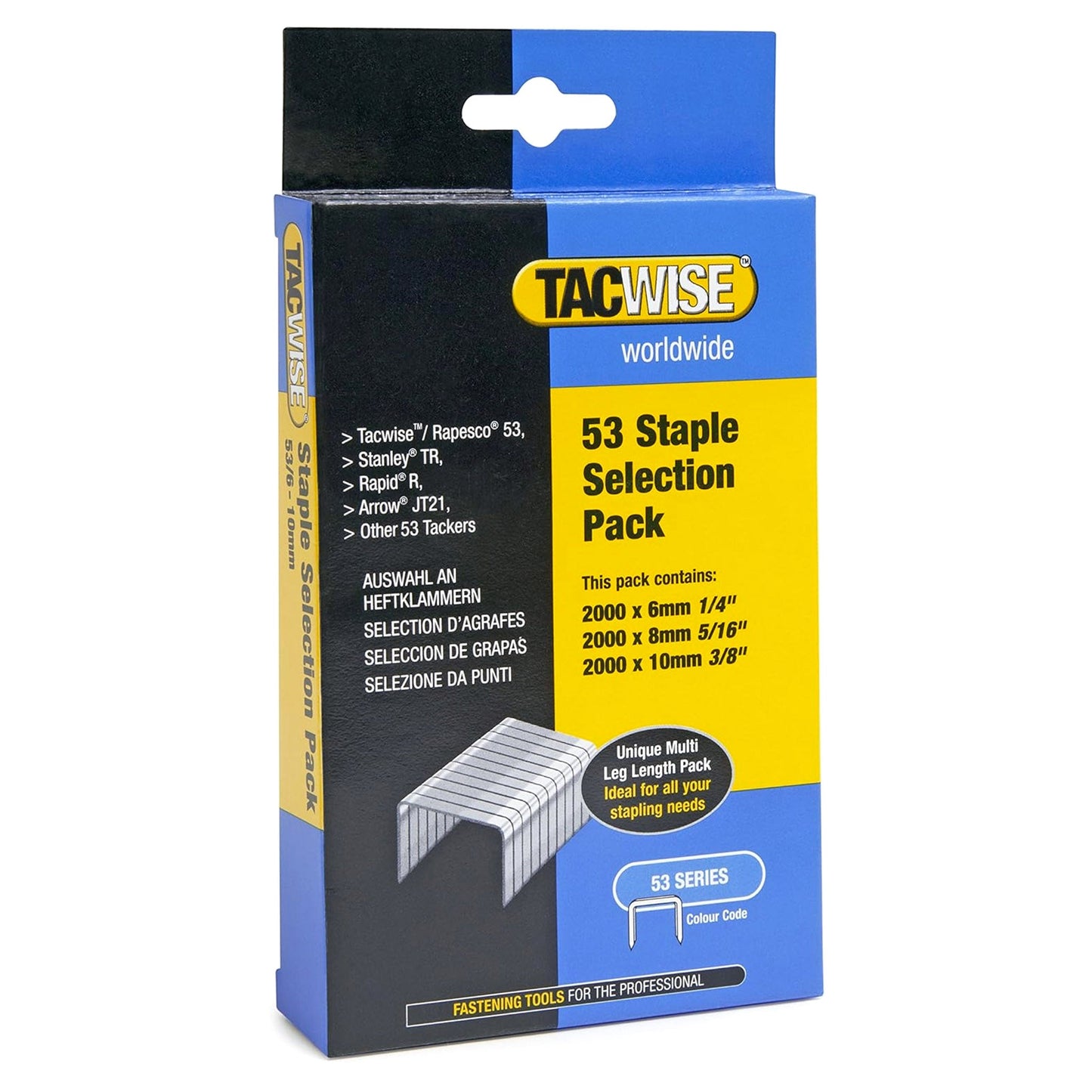 Tacwise Type 53 Staples 4mm - 16mm