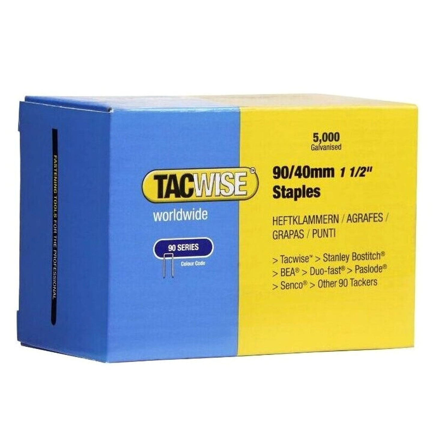 Tacwise Type 90 Staples 15mm - 40mm