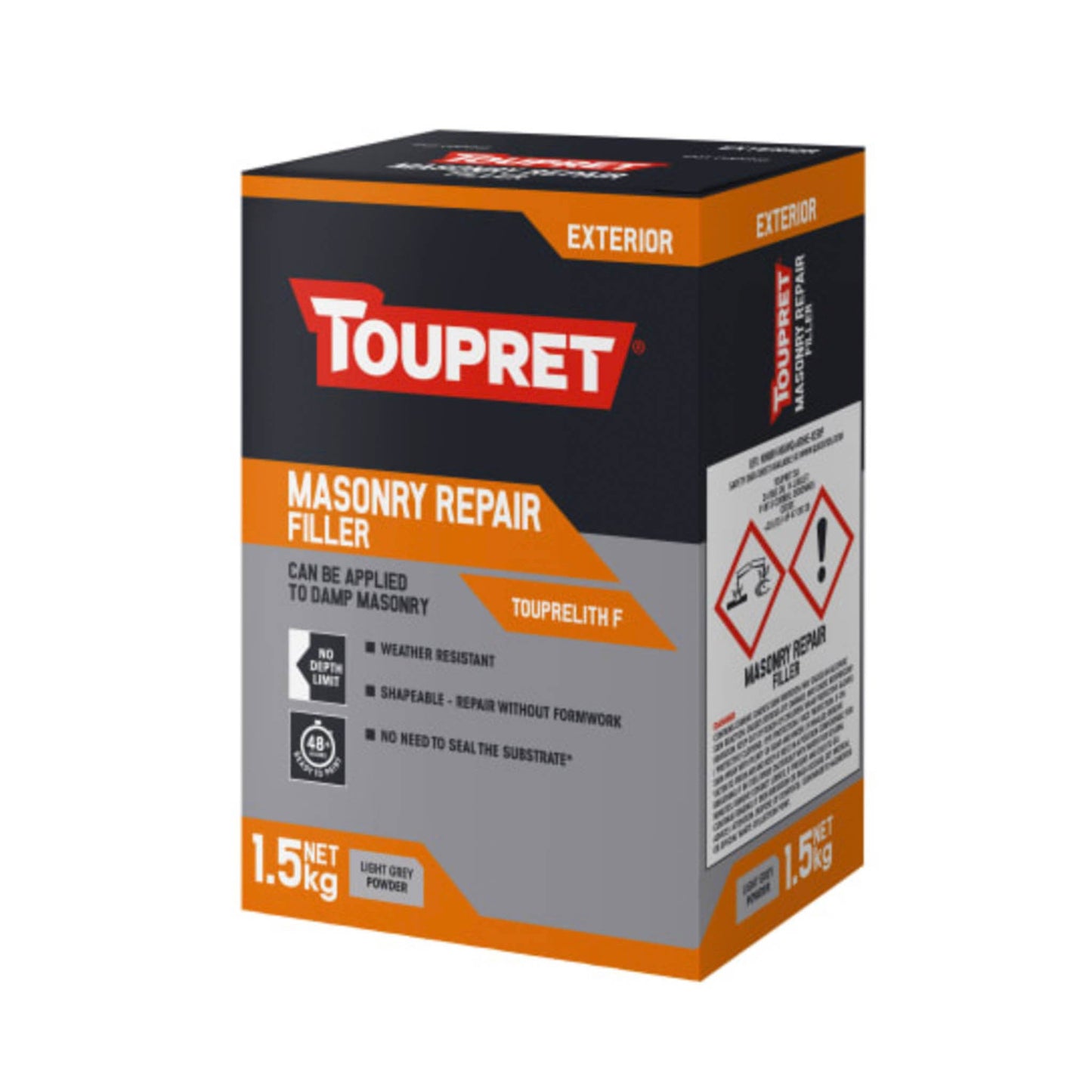 Toupret Masonry Repair Filler Exterior - 1.5kg - Transtools Online