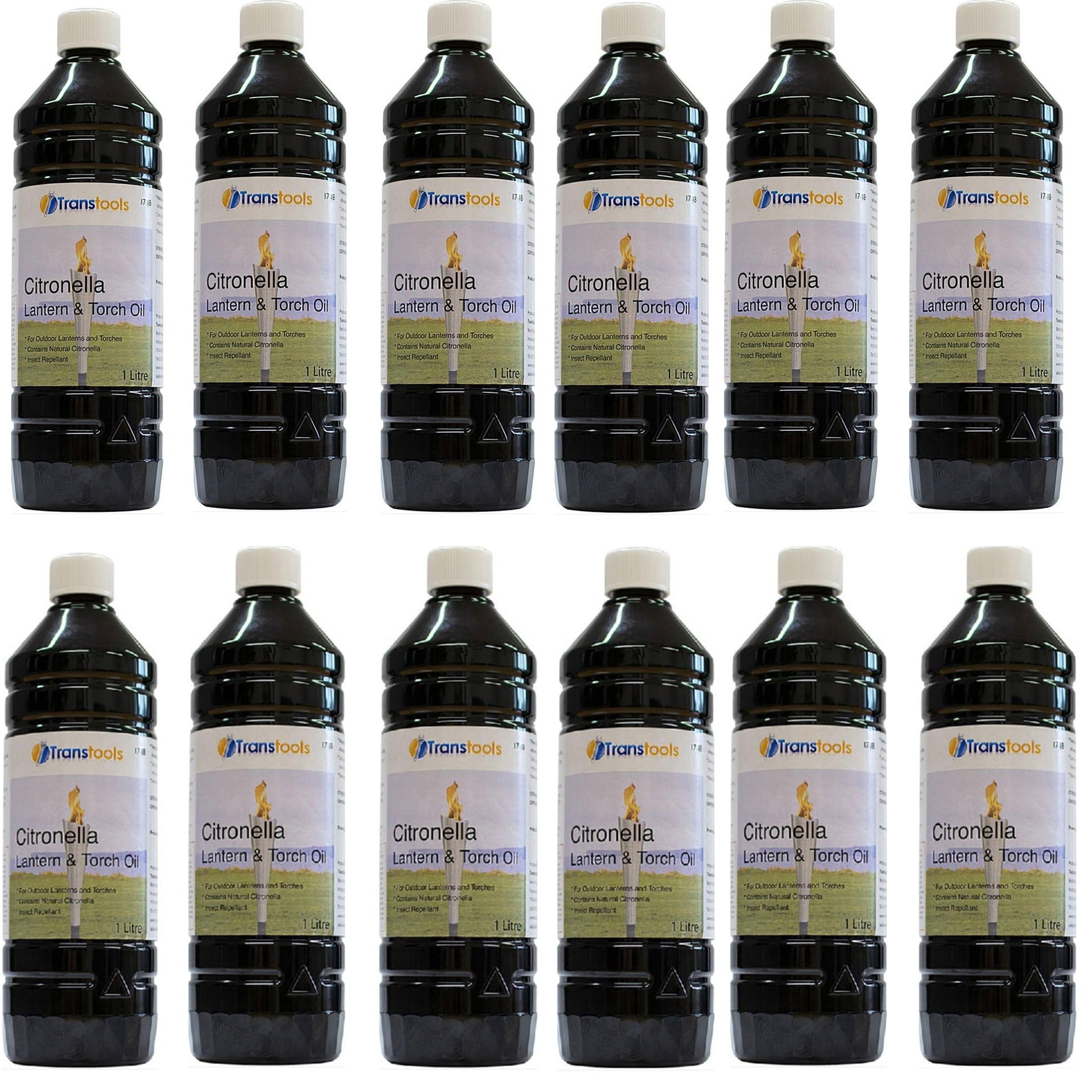 Transtools Citronella Lamp Oil 1 Litre - 12 Pack - Transtools Online