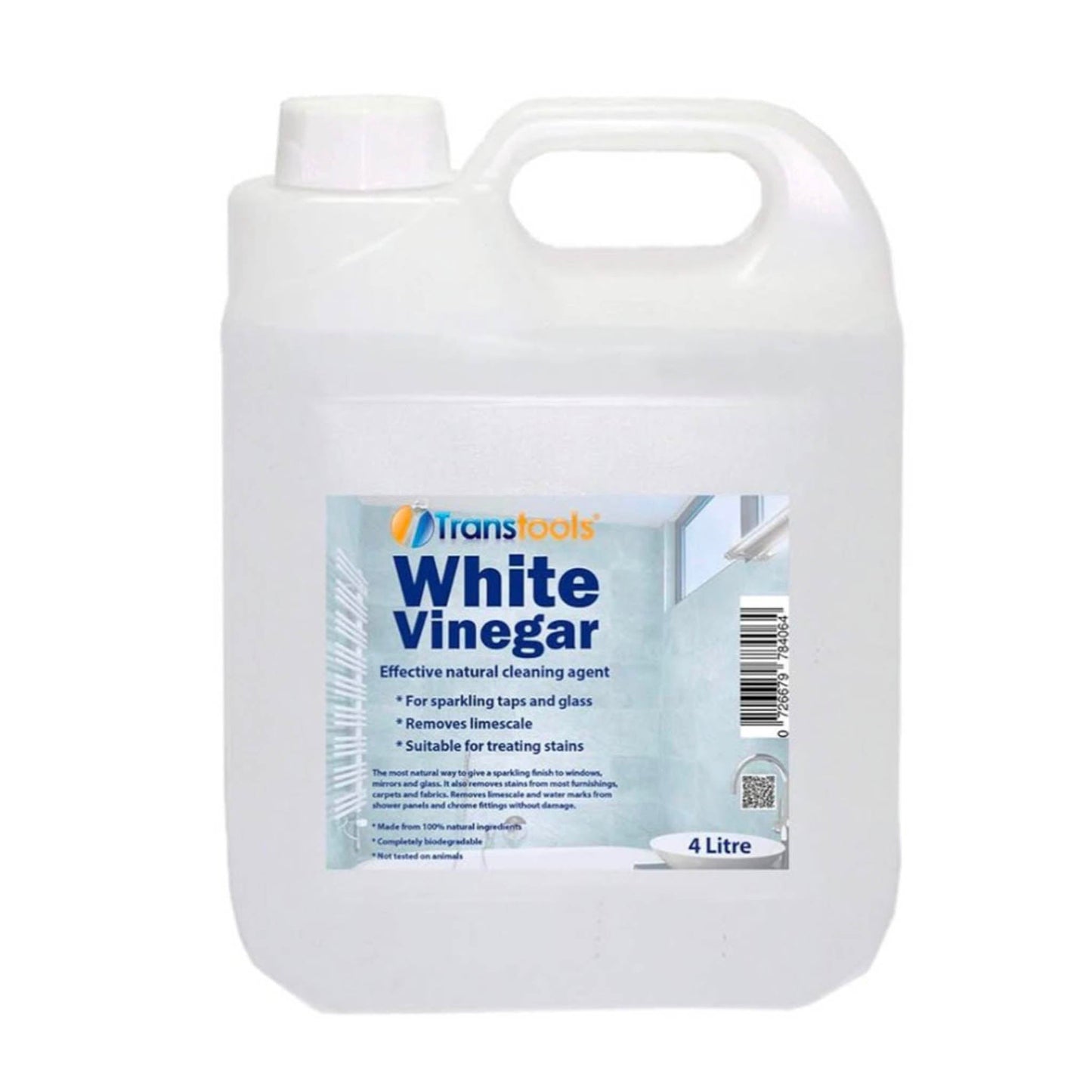 Transtools Natural White Vinegar - 4 Litre - Transtools Online