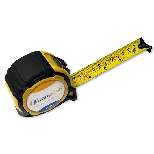 Transtools Tape Measure 8 Metre x 25mm Extended