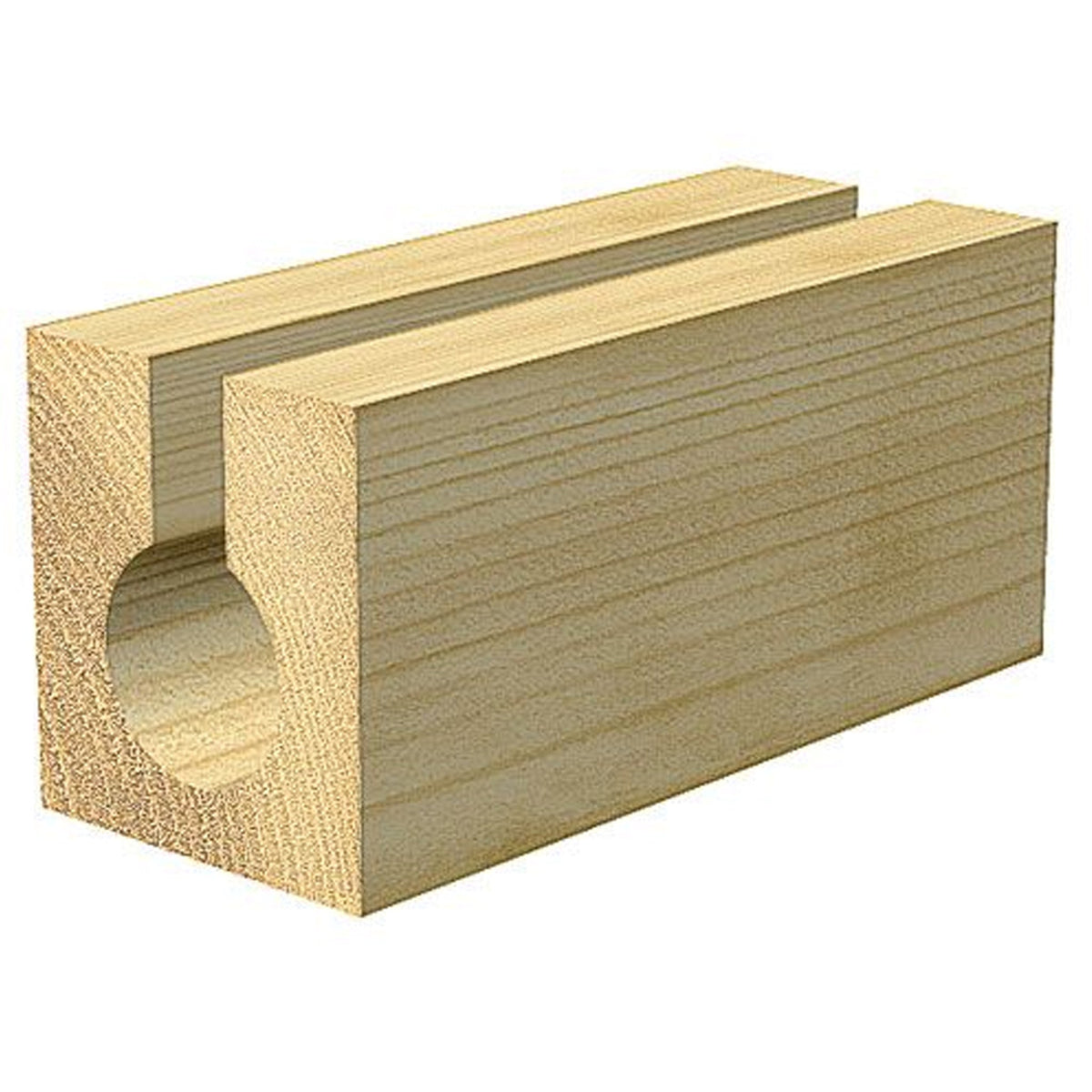 Trend T Slotter Router Cutter 12mm Diameter 10mm Spacer Wood Cut Example