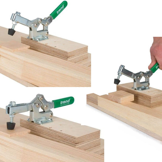 Trend Toggle Clamp Set 2 Piece 150kg CR/H150/SET In Use
