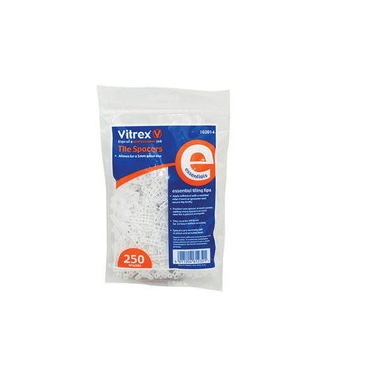 VITREX FLOOR TILE SPACERS 5MM - 250 PACK - Transtools Online