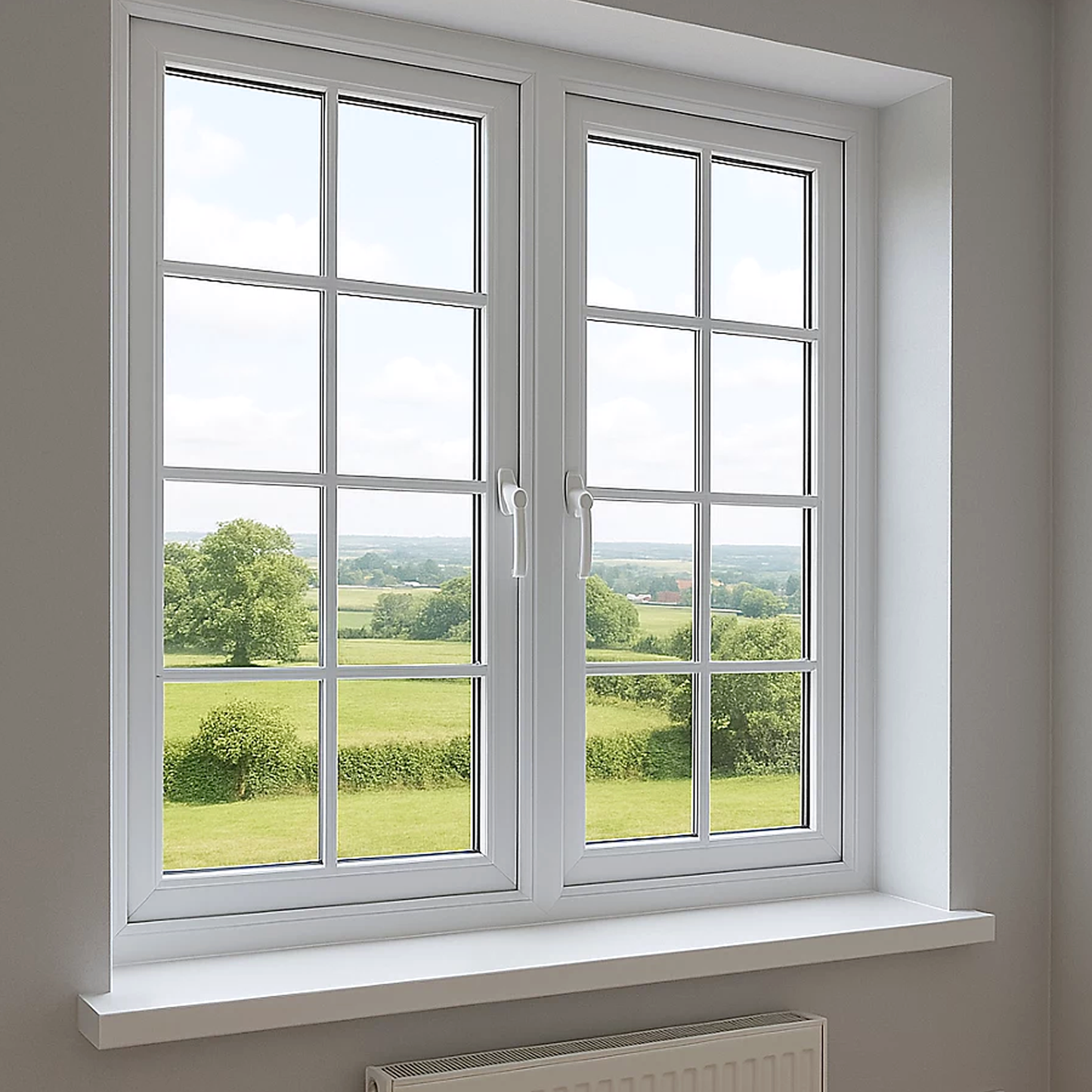 White Capping Over Fascia Board used a window sill