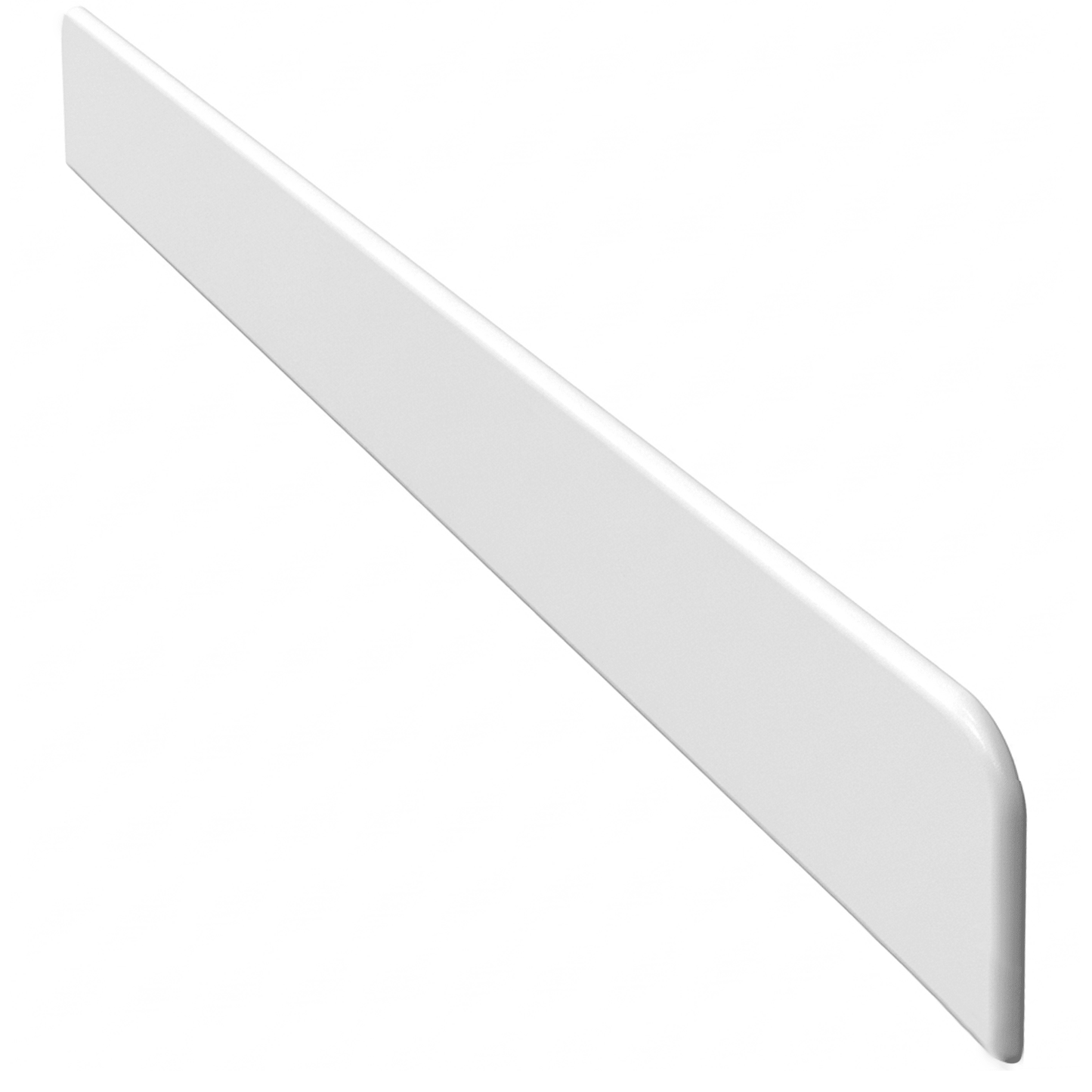 White UPVC Capping and Fascia Board Cap End 300mm - 12in