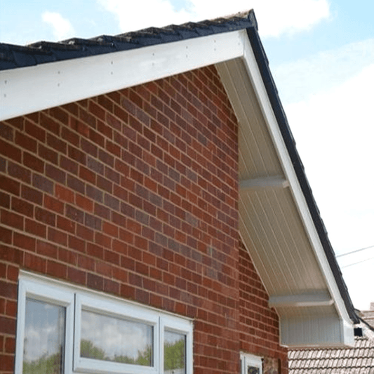 White Capping Over Fascia Board Used on a House