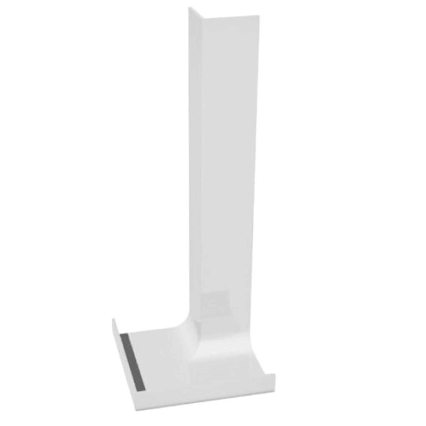 White UPVC Internal Capping and Fascia Corner 90 Degree 300mm - 12in